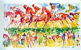 Leroy Neiman Racing painting